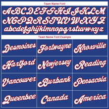 Load image into Gallery viewer, Custom Stitched Royal White-Red Sports Pullover Sweatshirt Hoodie