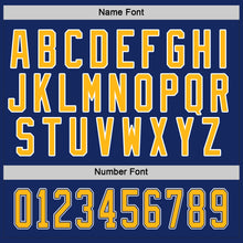 Load image into Gallery viewer, Custom Royal Gold-White Hockey Jersey