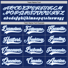 Load image into Gallery viewer, Custom Royal White-Light Blue Hockey Jersey