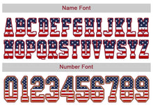 Load image into Gallery viewer, Custom White Red-Old Gold USA Flag Fashion Football Jersey