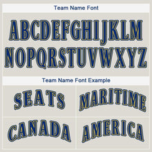 Load image into Gallery viewer, Custom Cream Royal-Gold Baseball Jersey