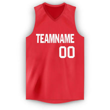 Load image into Gallery viewer, Custom Tomato White V-Neck Basketball Jersey