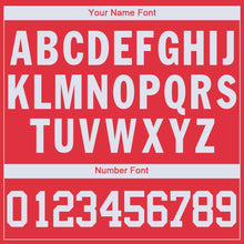 Load image into Gallery viewer, Custom Tomato White V-Neck Basketball Jersey