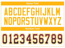 Load image into Gallery viewer, Custom Burgundy Black-Gold Mesh Drift Fashion Football Jersey