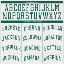 Load image into Gallery viewer, Custom White Kelly Green-Gray Authentic St. Patrick's Day Baseball Jersey