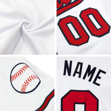Load image into Gallery viewer, Custom White Old Gold-Royal Authentic Throwback Rib-Knit Baseball Jersey Shirt