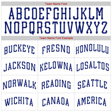 Load image into Gallery viewer, Custom White Royal-Red Authentic Baseball Jersey