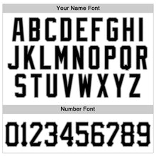 Load image into Gallery viewer, Custom White Black Strip Black-Gray Authentic Baseball Jersey