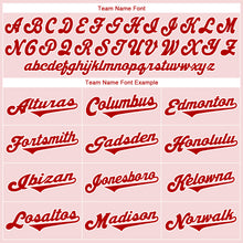 Load image into Gallery viewer, Custom White Red Strip Red-White Authentic Baseball Jersey