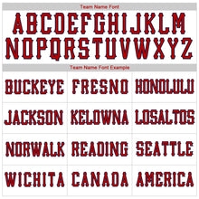 Load image into Gallery viewer, Custom White Navy Strip Red-Navy Authentic American Flag Fashion Baseball Jersey