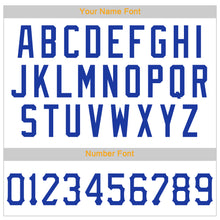 Load image into Gallery viewer, Custom White Royal-Gold Authentic Throwback Rib-Knit Baseball Jersey Shirt