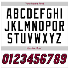 Load image into Gallery viewer, Custom White Maroon-Black Authentic Throwback Rib-Knit Baseball Jersey Shirt