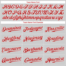 Load image into Gallery viewer, Custom White Red Strip Red-Black Authentic Baseball Jersey