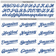 Load image into Gallery viewer, Custom White Red-Royal Authentic Baseball Jersey