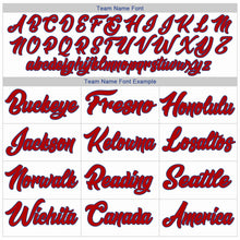 Load image into Gallery viewer, Custom White Red-Royal Authentic Throwback Basketball Jersey