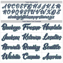 Load image into Gallery viewer, Custom White Hunter Green-Navy Authentic Throwback Basketball Jersey