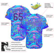 Load image into Gallery viewer, Custom 3D Pattern Design Magic Mushrooms Psychedelic Hallucination Authentic Baseball Jersey
