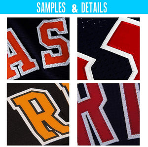 Custom Black Orange Authentic Baseball Jersey