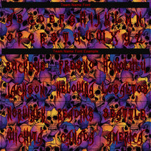 Load image into Gallery viewer, Custom 3D Pattern Halloween Skulls Long Sleeve Performance T-Shirt

