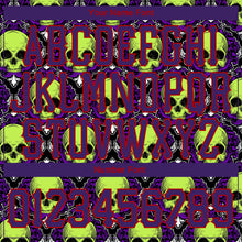 Load image into Gallery viewer, Custom 3D Pattern Halloween Skulls Long Sleeve Performance T-Shirt
