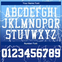 Load image into Gallery viewer, Custom Royal White-Light Blue Round Neck Sublimation Basketball Suit Jersey
