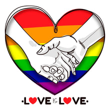 Load image into Gallery viewer, Custom White Red-Black Rainbow Colored Heart For Pride Month Love Is Love LGBT Authentic Baseball Jersey
