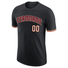 Load image into Gallery viewer, Custom Black Crimson-Khaki Performance T-Shirt
