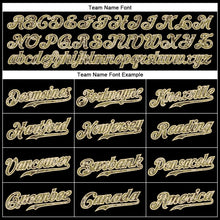 Load image into Gallery viewer, Custom Black Camo-Khaki Authentic Baseball Jersey
