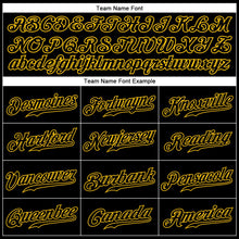 Load image into Gallery viewer, Custom Black Black-Gold Sports Pants
