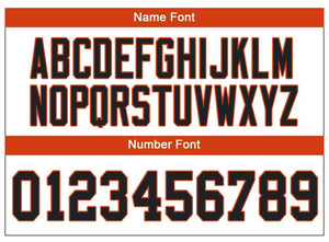 Custom Lights Out Black Orange-Navy Football Jersey