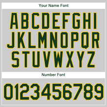 Load image into Gallery viewer, Custom Gray Green-Gold Authentic Baseball Jersey
