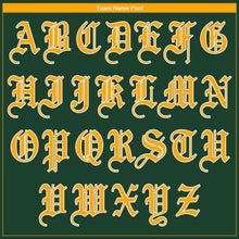 Load image into Gallery viewer, Custom Green Gold-White Authentic Baseball Jersey
