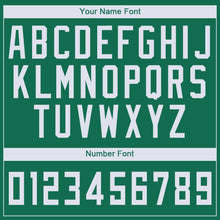Load image into Gallery viewer, Custom Kelly Green White Round Neck Basketball Jersey

