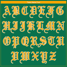Load image into Gallery viewer, Custom Kelly Green Gold-White Authentic Baseball Jersey

