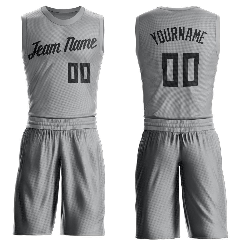 Supreme Basketball Jersey XL black, gray, silver, white. with matching  shorts.