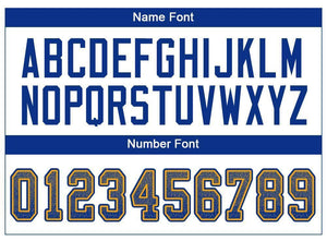 Custom Gray Royal-Gold Mesh Drift Fashion Football Jersey