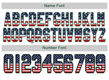 Load image into Gallery viewer, Custom White Gotham Green-Black USA Flag Fashion Football Jersey
