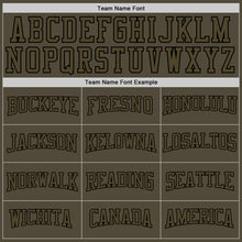 Load image into Gallery viewer, Custom Stitched Olive Olive-Black Sports Pullover Sweatshirt Salute To Service Hoodie
