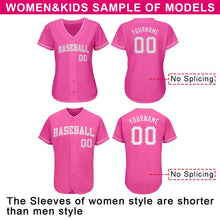 Load image into Gallery viewer, Custom Pink Authentic Baseball Jersey
