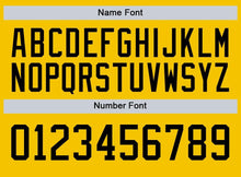 Load image into Gallery viewer, Custom Gold Black Fade Baseball Jersey
