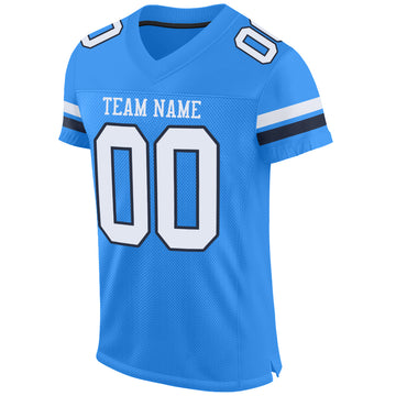 Custom Navy Neon Green-Gray Mesh Drift Fashion Football Jersey – FansCustom