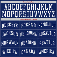 Load image into Gallery viewer, Custom Royal White-Red Authentic Baseball Jersey
