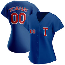 Load image into Gallery viewer, Custom Royal Red-White Authentic Baseball Jersey
