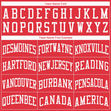 Load image into Gallery viewer, Custom Tomato White Round Neck Basketball Jersey

