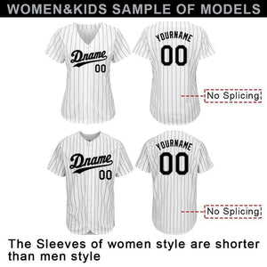 Custom White Black Strip Black-Gray Authentic Baseball Jersey