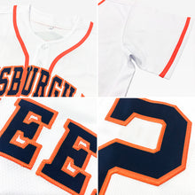 Load image into Gallery viewer, Custom White Green-Gold Authentic Baseball Jersey
