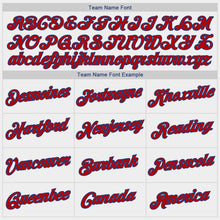 Load image into Gallery viewer, Custom White Red-Royal Authentic Throwback Basketball Jersey
