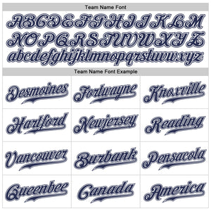 Custom White Navy Pinstripe Navy-White Sports Pants