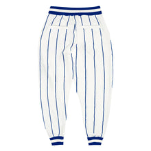 Load image into Gallery viewer, Custom White Royal Pinstripe Royal-White Sports Pants
